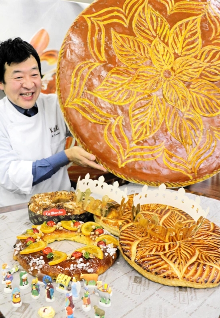 新年祝う仏伝統菓子「ガレット・デ・ロワ」 神戸で魅力伝える催し 14