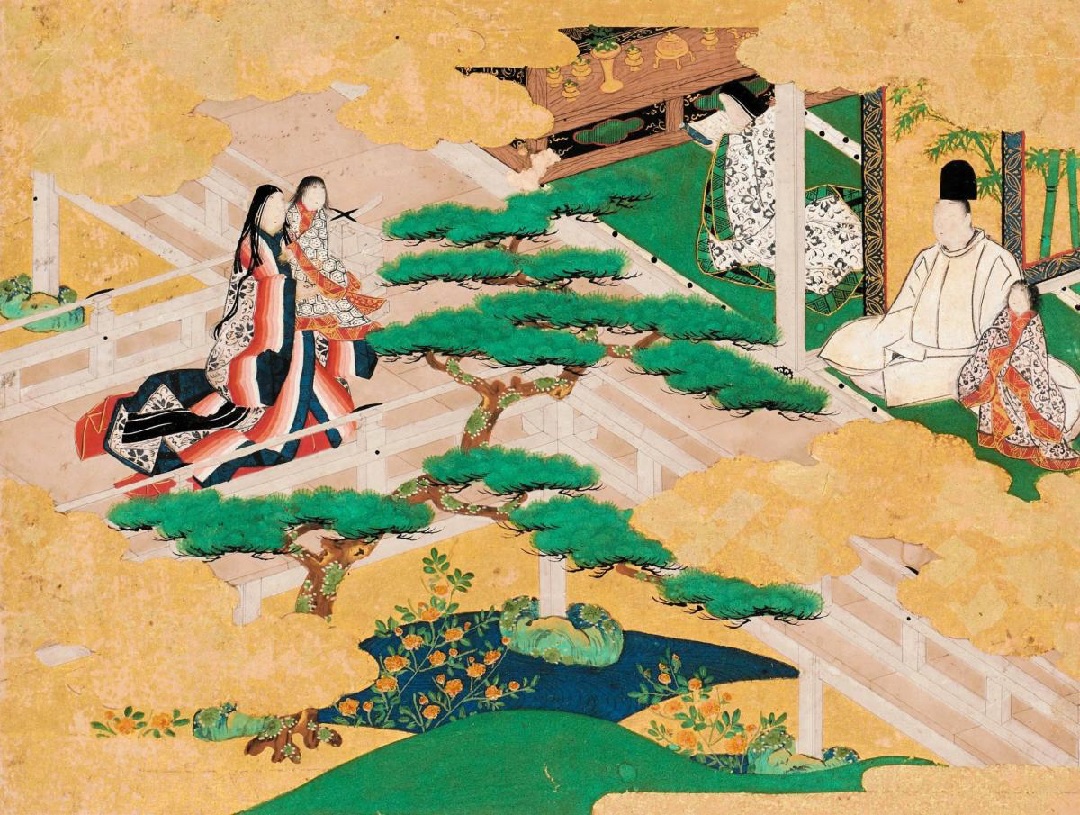 源氏物語絵巻　御法、超希少・大判画集画、新品高級額装付 源氏物語絵巻 御法、超希少・大判画集画、新品高級額装付 源氏物語絵巻