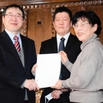 真作/洛西高雄山主清巖/一行書/布袋屋掛軸B-228 真作/洛西高雄山主清巖