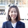 神戸市立鷹匠中学校合唱部の尾上優芽部長＝神戸市中央区