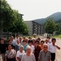１９９６・８・１６　撮影時、気持ちと裏腹にみんな笑ってくれた＝岡山県赤磐郡山陽町、県営山陽団地