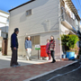 木造住宅の密集地域に整備された「まちなか防災空地」＝神戸市灘区福住通３（撮影・後藤亮平）