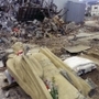 震災で倒壊した国道地蔵尊＝１９９５年４月