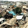 古い家屋が軒並み倒壊した「西部第一地区」。震災の２カ月後に土地区画整理事業が決まった＝１９９５年２月、芦屋市清水町